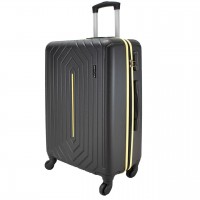 Чемодан Semi Line 24" M Черный T5685-2 с кодовым замком 4 колеса ABS-пластик 67 л для авиаперелетов