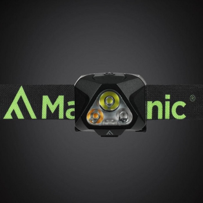 Налобний ліхтар Mactronic Illuma 430 Лм Холодний Білий/Нейтральний Білий/Червоний LED USB-C IPX4 130 м акумулятор 600