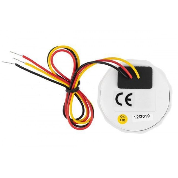 Цифровий судновий вольтметр I GAUGE 52MM з LED екраном 8-16В чорний нержавіюча сталь