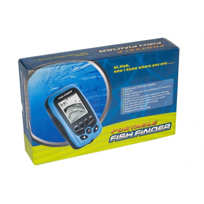 Эхолот проводной Phiradar FISH FINDER FD 86 A однолучевой все сезонный рыбопоисковый портативный FD86A