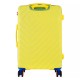 Чемодан Semi Line 24" M Жёлтый T5801-2 с кодовым замком 65 л ABS-пластик 4 поворотных колеса лёгкий