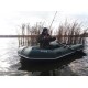 Надувна ПВХ човен Ладья ЛТ-330 М на мотор, чотиримісна, з привальним брусом та слань-ковриком для риболовлі