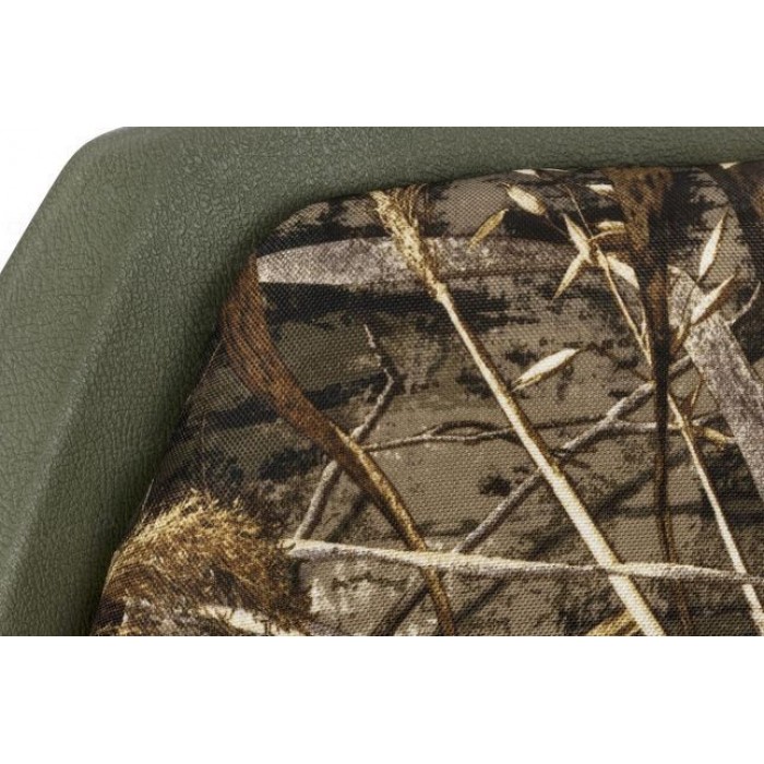 Сиденье судовое в лодку катер и яхту Molded Fold-Down камуфляж REALTREE MAX 5 складное пластиковое 520 мм