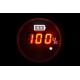 Цифровий судновий вольтметр I GAUGE 52MM з LED екраном 8-16В чорний нержавіюча сталь