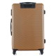 Чемодан Semi Line 24" M Коричневий T5693-2 67 л на 4 колесах з ABS-пластика з кодовим замком для бізнес-поездок