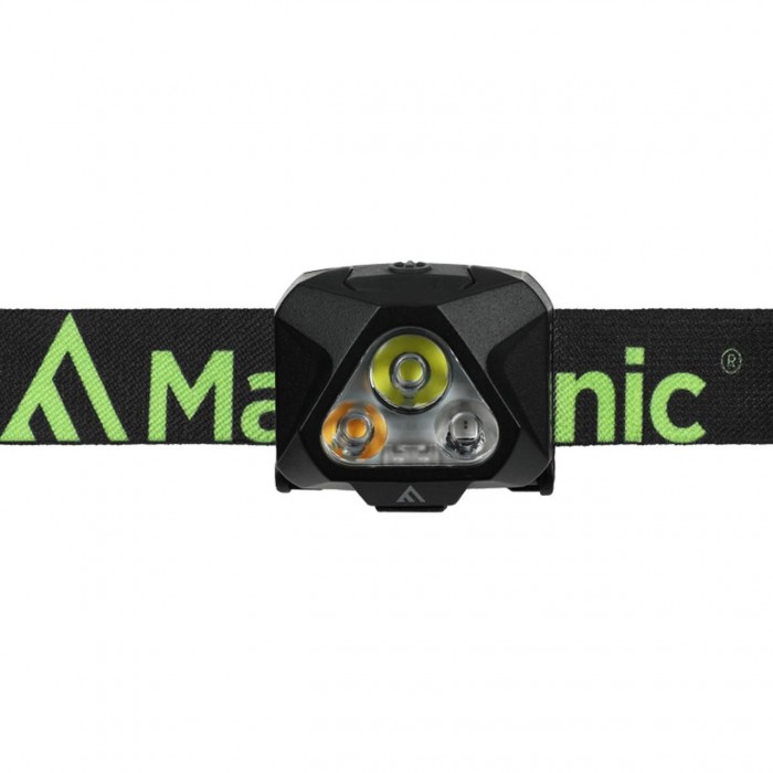 Налобний ліхтар Mactronic Illuma 430 Лм Холодний Білий/Нейтральний Білий/Червоний LED USB-C IPX4 130 м акумулятор 600