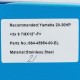 Гвинт гребний для човнового двигуна YAMAHA 20-30 НР 664-45954-01-EL SS 3 лопаті крок 12" діаметр 9.875"