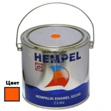 Фарба для човнів катерів та суден HEMPALIN ENAMEL помаранчева Orange 25 л алкідна для сталевих та дерев'яних