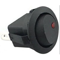 Вимикач кулісний міні судновий OFF-ON Sunfine SF54004-R для човна катера яхти з LED-підсвічуванням 12 В 30 А