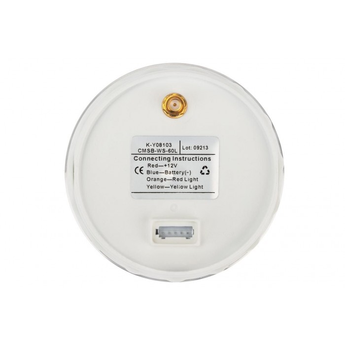 GPS спидометр судовой для лодки и катера Wema CMSB-WS-60L 32-х канальный с выносной антенной белый