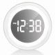 Настінні годинники Technoline WS8086 з LED дисплеєм та кольоровою підсвіткою, електронний механізм, білий