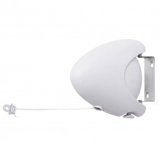 Настенная сушилка для белья Casa Si Casa Line 15m White 3035 с влагозащитным корпусом, крепление на стену