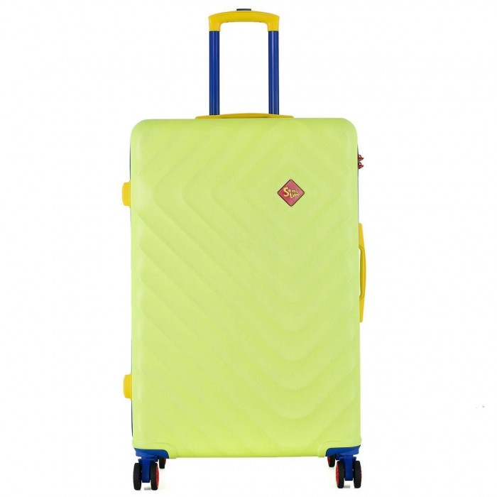 Чемодан Semi Line 28" L Лимон T5803-3 объемом 100 л на 4 колесах с кодовым замком из ABS-пластика