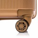 Чемодан Semi Line 24" M Золотой T5667-3 с кодовым замком 60 л ABS-пластик 4 колеса для авиаперелетов
