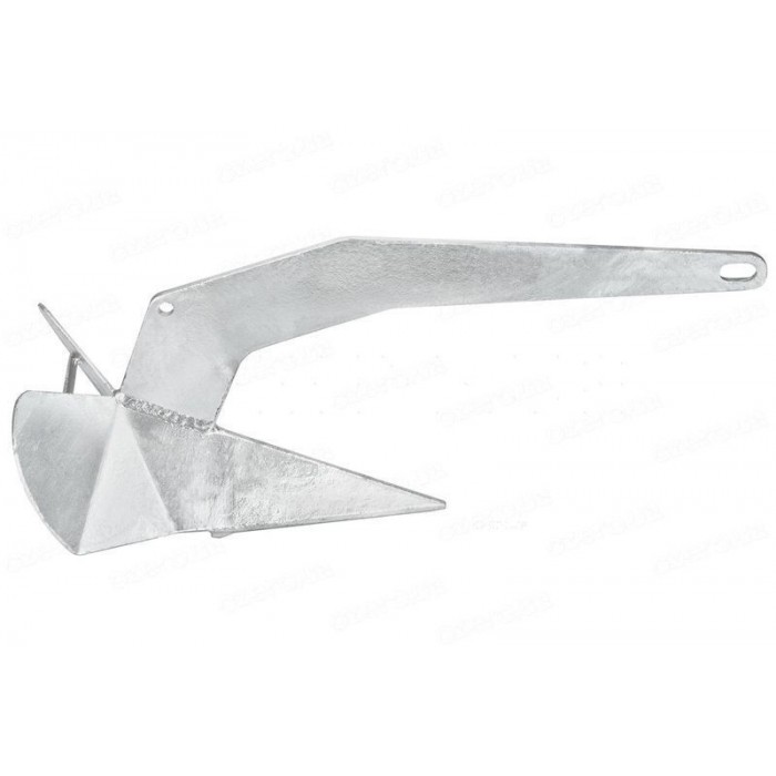 Якорь Delta HDG гальванизированный 16 kg 1124160 стальной дельта-формы для катера и яхты цвет серебристый