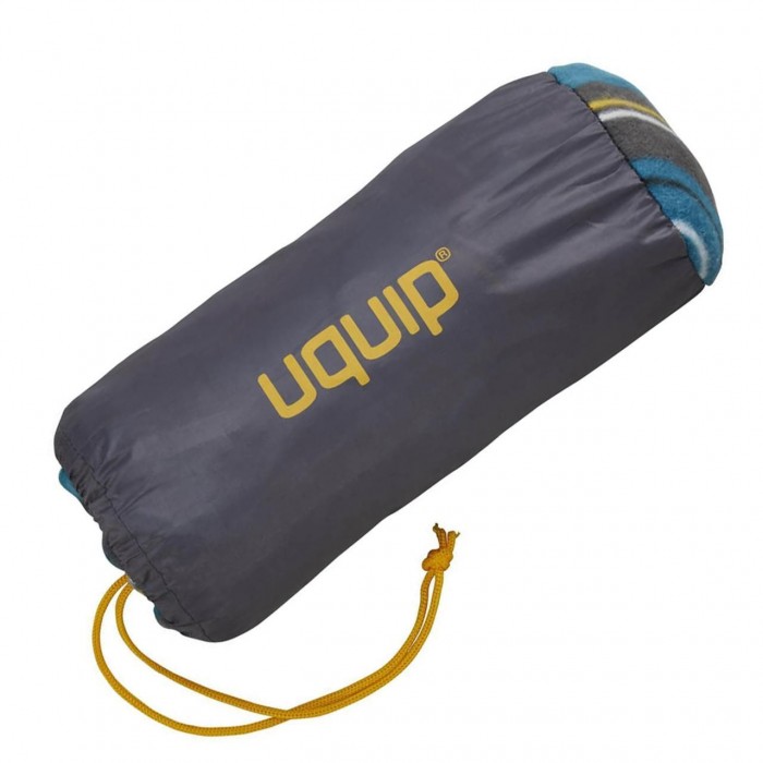 Коврик для пикника Uquip Скотти М Петровый/Серый 150x120 см с водоотталкивающим слоем и флисовой поверхностью