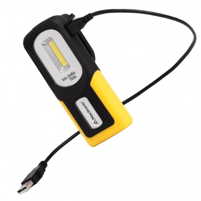Фонарь профессиональный Mactronic Dura Tool 110 Лм черный с магнитным креплением USB Type-C и режимами
