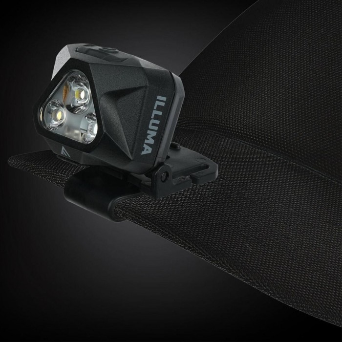 Налобний ліхтар Mactronic Illuma 430 Лм Холодний Білий/Нейтральний Білий/Червоний LED USB-C IPX4 130 м акумулятор 600