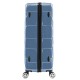 Чемодан Semi Line 28" L Синий T5764-3 жесткий 114 л золотистый металлик 4 колеса с кодовым замком