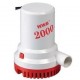 Помпа трюмная 126 л/мин 2000 GPH 12V WW-06208 для лодки и катера погружная мощный насос