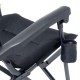 Розкладне крісло Uquip Barry Black 244055 максимальне навантаження 200 кг матеріал Air Mesh Comfort+ для
