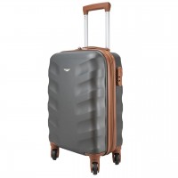 Чемодан Semi Line 20" S Графіт T5707-1 з розширенням 4 колеса кодовий замок 44 л