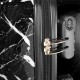 Чемодан Semi Line 28" L Черный Мрамор T5730-3 - большой с кодовым замком и 4 колесами