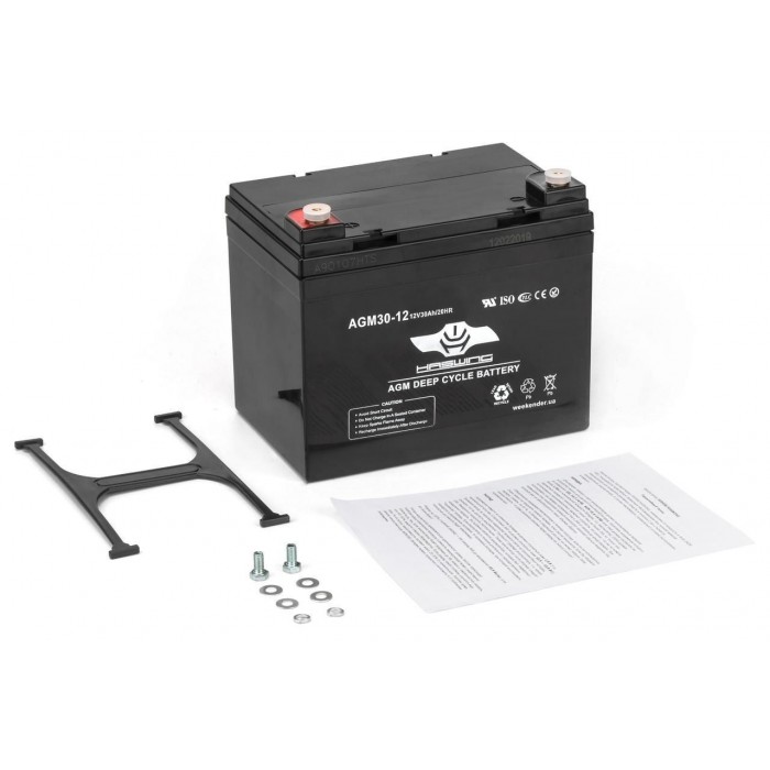 AGM акумулятор Haswing 30 Ah 12 V 30 Ah agm H для човнових електромоторів 30Ah agm H