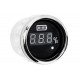Цифровий судновий вольтметр I GAUGE 52MM з LED екраном 8-16В чорний нержавіюча сталь