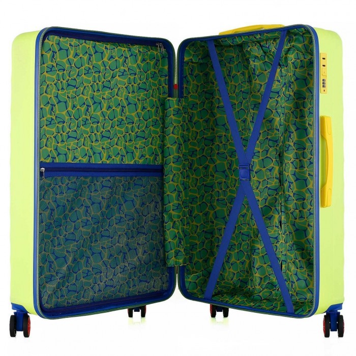 Чемодан Semi Line 28" L Лимон T5803-3 объемом 100 л на 4 колесах с кодовым замком из ABS-пластика