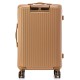 Чемодан Semi Line 24" M Золотой T5667-3 с кодовым замком 60 л ABS-пластик 4 колеса для авиаперелетов