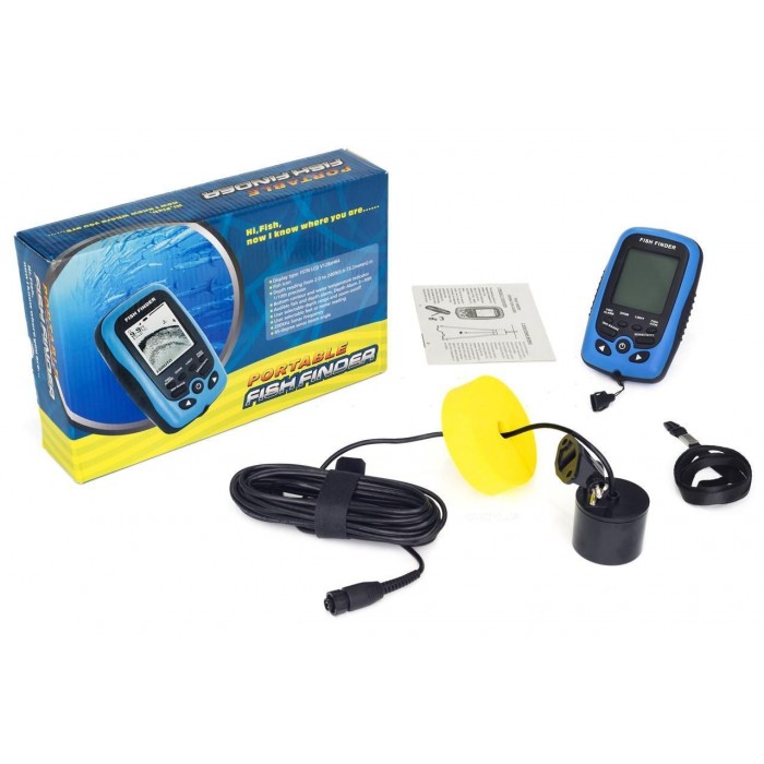 Эхолот проводной Phiradar FISH FINDER FD 86 A однолучевой все сезонный рыбопоисковый портативный FD86A