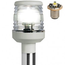 Огонь круговой съёмный мачта судовая Advance 600 мм LED 12/24 В 17 Вт пластиковый флагшток белый OSCULATI