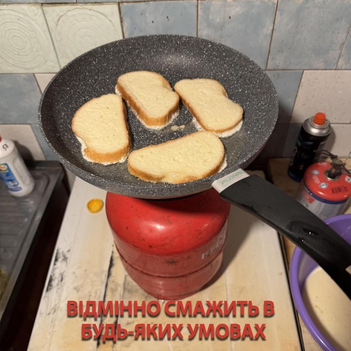 Сковорода Флонал Пьетра Вива 28 см PV8PS2870 з антипригарним покриттям Магма-Тек і індикатором температури