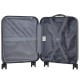 Чемодан Semi Line 20" S Черный T5787-1 35л ABS-пластик 4 колеса кодовый замок ручная кладь