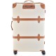 Чемодан Semi Line 28" L Екрю/Коричневий T5670-4 з кодовим замком, 4 колеса, ABS-пластик, 96.5 л для авіаперельотів