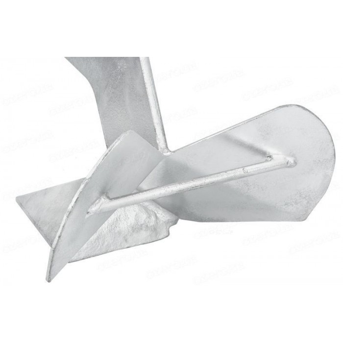 Якорь Delta HDG гальванизированный 16 kg 1124160 стальной дельта-формы для катера и яхты цвет серебристый