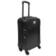 Чемодан Semi Line 20" S NASA Black T5798-1 для ручної поклажі 35 л з ABS-пластику 4 колеса з кодовим замком м'який