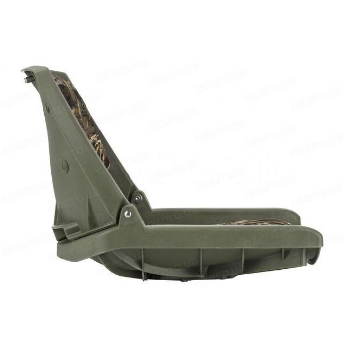 Сиденье судовое в лодку катер и яхту Molded Fold-Down камуфляж REALTREE MAX 5 складное пластиковое 520 мм