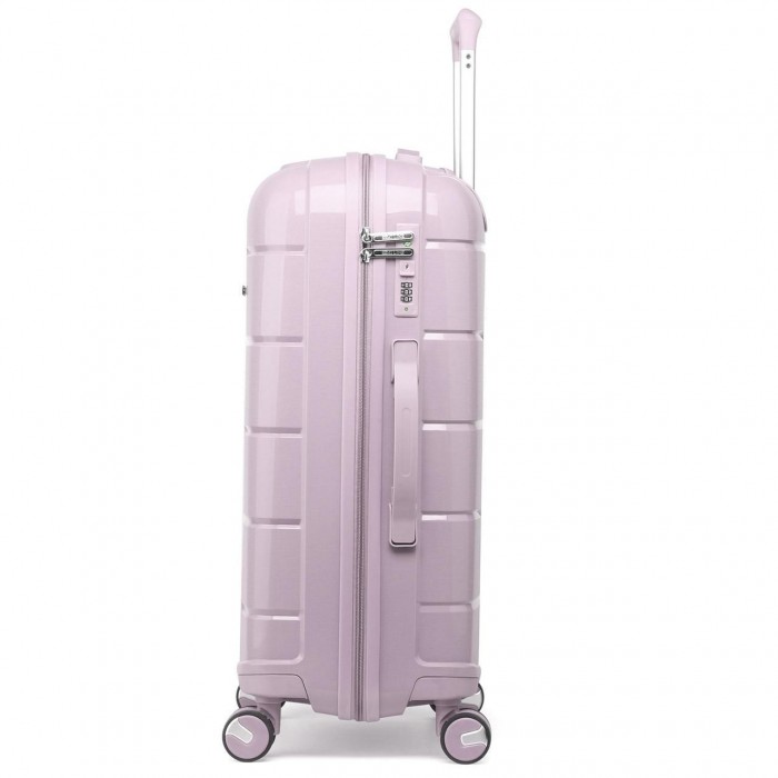 Чемодан Semi Line 28" L Світло-рожевий T5793-3 поліпропілен 4 колеса кодовий замок для подорожей об'єм