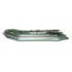 Надувна човен BARK BT-270D ПВХ з сланею-книжкою, моторний, на два місця, з пересувними сидіннями та привальним брусом