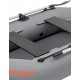 Колибри К-250Т (Kolibri K-250T) тёмно-серая надувная гребная лодка + слань-книжка