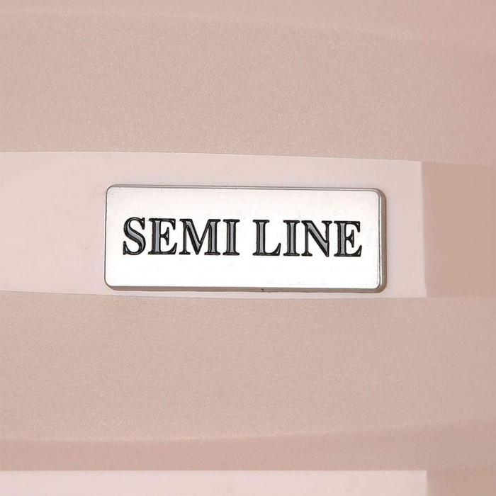 Чемодан Semi Line 20" S Бежевый T5795-1 полипропилен 34 л 4 колеса кодовый замок для ручной клади