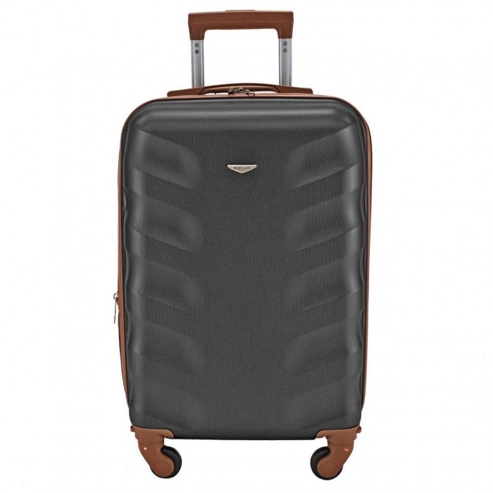 Чемодан Semi Line 20" S Графіт T5644-1 45 л з розширенням і кодовим замком, 4 колеса