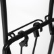 Господарська візок Bo-Camp Luggage Trolley складана 35 кг чорна з колесами 14 см і стяжним ременем