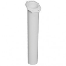 Держатель удилища для лодки и катера врезной поликарбонат белый Osculati 45 мм глубокий 240 мм Италия