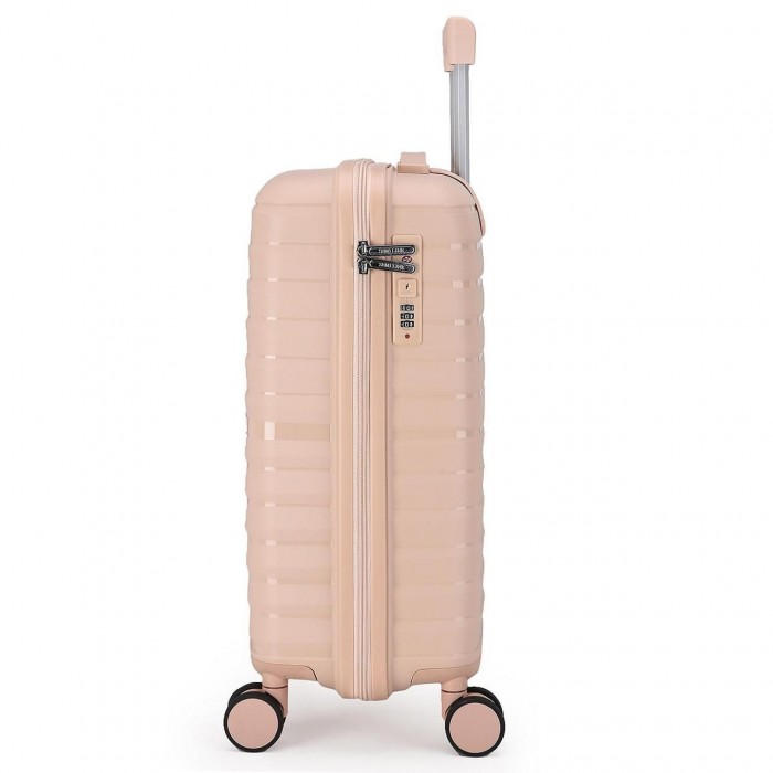 Чемодан Semi Line 20" S Бежевый T5795-1 полипропилен 34 л 4 колеса кодовый замок для ручной клади