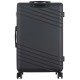Чемодан Semi Line 28" L Чорний T5789-3 - жорсткий ABS-пластик 104 л з кодовим замком та 4 обертовими колесами