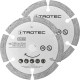 Алмазный отрезной диск Trotec 2 Diamond 89х10х1.8 2 шт для мини-циркулярной пилы 6 сегментов для камня и