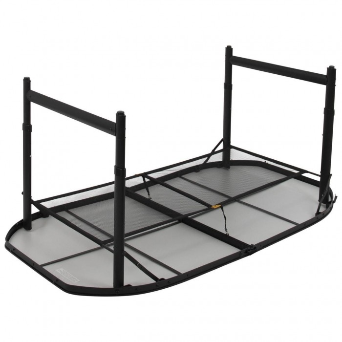 Стол Bo-Camp Northgate Овальный 150x80 см Черный/Серый легкий с телескопическими ножками для кемпинга и отдых